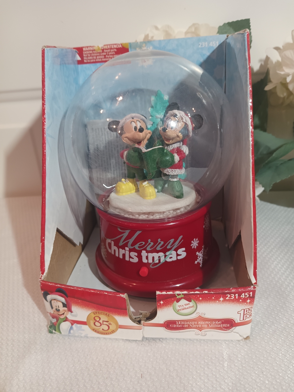 Disney 85th Anniversary Musical Water Globe